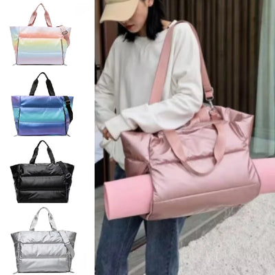 Large capacity gym bag for women with yoga mat holder

Cute pink workout tote bag for gym and travel

Stylish girly gym bag with shoe compartment and pockets

Waterproof yoga tote bag for women with large storage

Trendy fitness duffel bag for women with multiple compartments

Lightweight large gym bag for ladies with wet pocket

Travel-friendly yoga gym tote bag for women

Pretty gym bags for women with spacious interior

Fashionable workout bag for women with yoga gear storage

Multipurpose gym tote for w