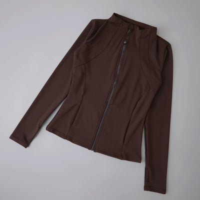 Women's round neck high elastic loose fit jacket with stand collar

Lightweight casual stand up collar jacket for spring and fall

High stretch loose jacket for women with zip-up stand collar

Trendy loose fit jacket for women with round neck and high elasticity

Breathable casual top jacket with stand collar for streetwear fashion

Comfy high elastic jacket for women with a modern round neckline

Stand collar zip jacket for women with relaxed loose fit design

Fashionable round collar loose jacket for laye