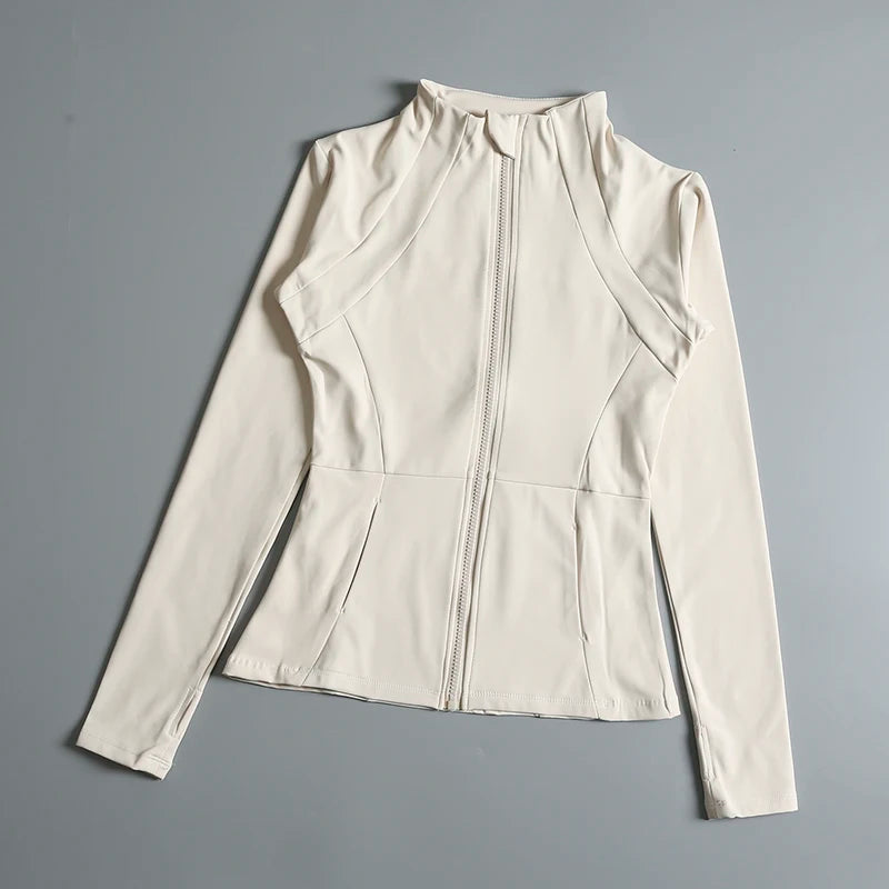 Women's round neck high elastic loose fit jacket with stand collar

Lightweight casual stand up collar jacket for spring and fall

High stretch loose jacket for women with zip-up stand collar

Trendy loose fit jacket for women with round neck and high elasticity

Breathable casual top jacket with stand collar for streetwear fashion

Comfy high elastic jacket for women with a modern round neckline

Stand collar zip jacket for women with relaxed loose fit design

Fashionable round collar loose jacket for laye
