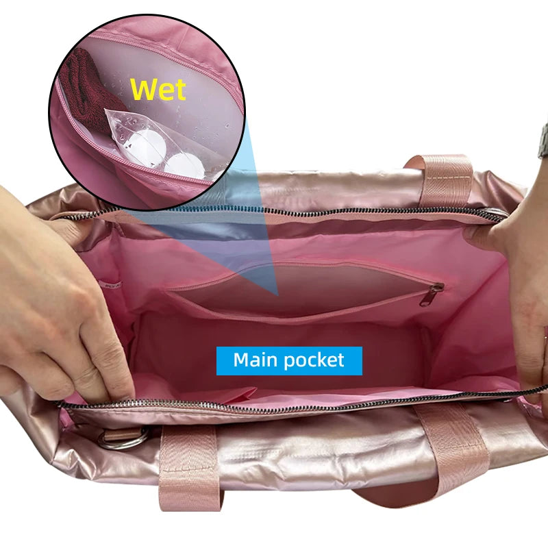 Large capacity gym bag for women with yoga mat holder

Cute pink workout tote bag for gym and travel

Stylish girly gym bag with shoe compartment and pockets

Waterproof yoga tote bag for women with large storage

Trendy fitness duffel bag for women with multiple compartments

Lightweight large gym bag for ladies with wet pocket

Travel-friendly yoga gym tote bag for women

Pretty gym bags for women with spacious interior

Fashionable workout bag for women with yoga gear storage

Multipurpose gym tote for w