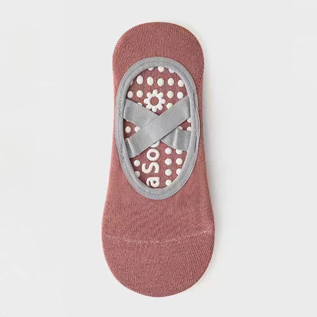 Breathable Towel Bottom Yoga Silicone Non-Slip Bandage Socks