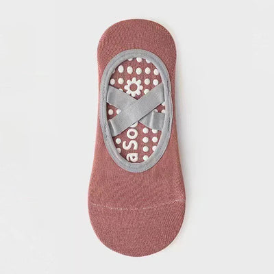 Breathable Towel Bottom Yoga Silicone Non-Slip Bandage Socks