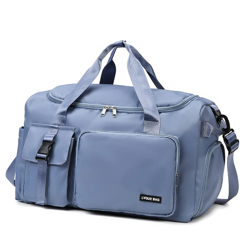 1.	pink waterproof gym bag with shoe compartment for women
2.	girly fitness duffel bag that converts to backpack
3.	cute dry wet separation gym bag for women
4.	women’s convertible workout backpack with wet pocket
5.	stylish gym bag with backpack straps for girls
6.	multi-functional fitness bag for women with dry wet pockets
7.	travel-friendly waterproof gym bag for ladies
8.	backpack duffel bag for gym and swimming women
9.	lightweight workout bag for women with wet compartment
10.	feminine convertible gym