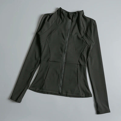 Women's round neck high elastic loose fit jacket with stand collar

Lightweight casual stand up collar jacket for spring and fall

High stretch loose jacket for women with zip-up stand collar

Trendy loose fit jacket for women with round neck and high elasticity

Breathable casual top jacket with stand collar for streetwear fashion

Comfy high elastic jacket for women with a modern round neckline

Stand collar zip jacket for women with relaxed loose fit design

Fashionable round collar loose jacket for laye