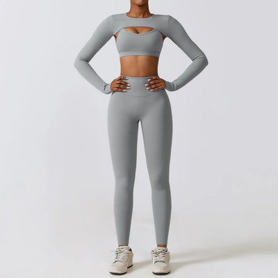 Women's 3 Piece Seamless Workout Set Long Sleeve Crop Top

High Waisted Leggings and Sports Bra Gym Outfit for Women

Women's Yoga Set with Sports Bra and Long Sleeve Top

2 Piece Activewear Set for Women Gym Leggings and Bra

Matching Workout Set Women Long Sleeve Crop Top and Leggings

Compression Workout Clothes for Women 3 Piece Set

Athleisure Outfits for Women Long Sleeve Top and Leggings

Women’s Gym Set with Long Sleeve Top Sports Bra and Leggings

Seamless Athletic Set for Women Yoga Bra Crop Top L