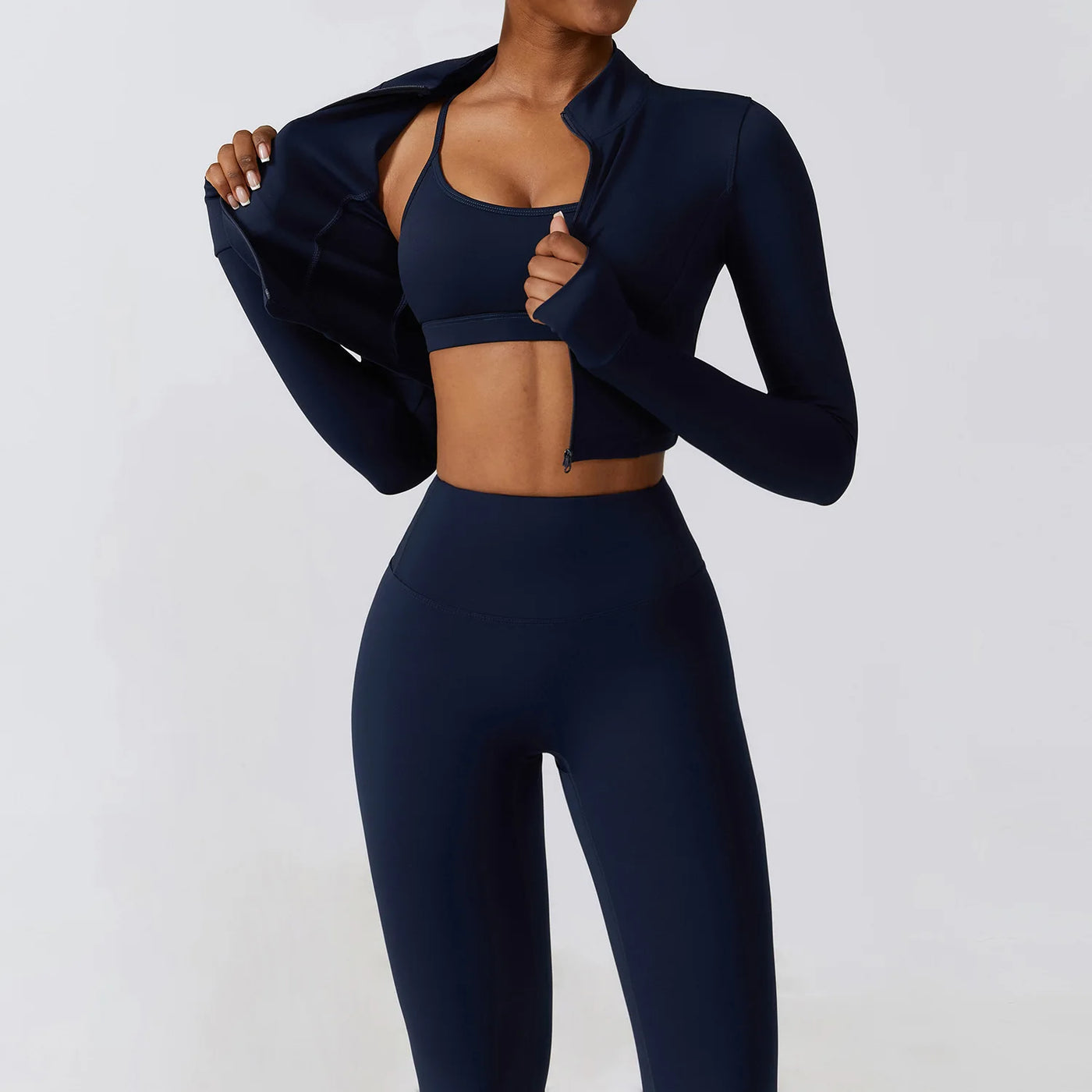 Women's 3 Piece Seamless Workout Set Long Sleeve Crop Top

High Waisted Leggings and Sports Bra Gym Outfit for Women

Women's Yoga Set with Sports Bra and Long Sleeve Top

2 Piece Activewear Set for Women Gym Leggings and Bra

Matching Workout Set Women Long Sleeve Crop Top and Leggings

Compression Workout Clothes for Women 3 Piece Set

Athleisure Outfits for Women Long Sleeve Top and Leggings

Women’s Gym Set with Long Sleeve Top Sports Bra and Leggings

Seamless Athletic Set for Women Yoga Bra Crop Top L