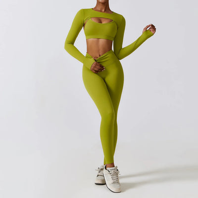 Women's 3 Piece Seamless Workout Set Long Sleeve Crop Top

High Waisted Leggings and Sports Bra Gym Outfit for Women

Women's Yoga Set with Sports Bra and Long Sleeve Top

2 Piece Activewear Set for Women Gym Leggings and Bra

Matching Workout Set Women Long Sleeve Crop Top and Leggings

Compression Workout Clothes for Women 3 Piece Set

Athleisure Outfits for Women Long Sleeve Top and Leggings

Women’s Gym Set with Long Sleeve Top Sports Bra and Leggings

Seamless Athletic Set for Women Yoga Bra Crop Top L
