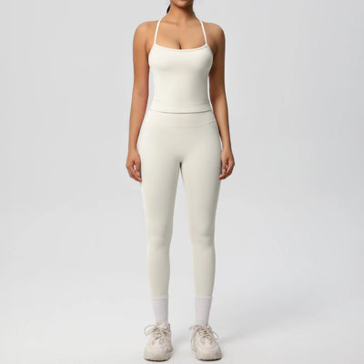 2-Piece Sportswear Yoga Gym Top and Bottom Set