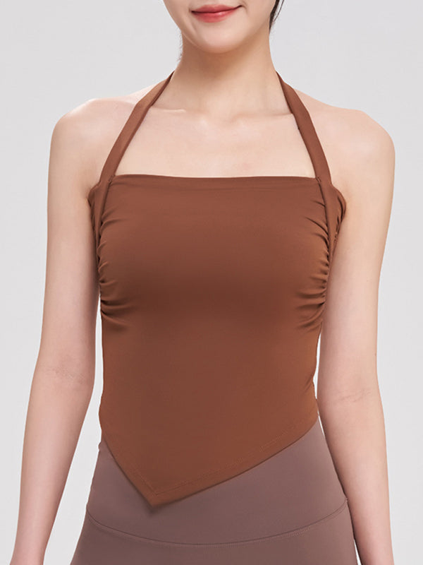 Halter Neck Yoga Fitness Top