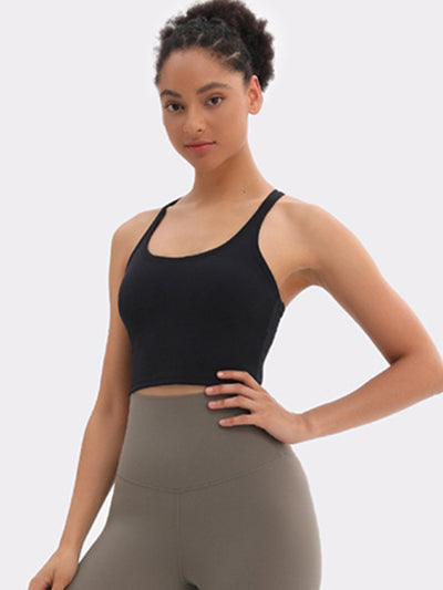 Yoga All-In-One Solid Pastel Sports Bra