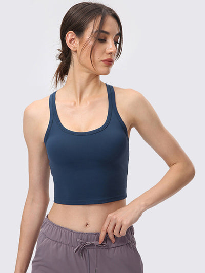 Yoga All-In-One Solid Pastel Sports Bra