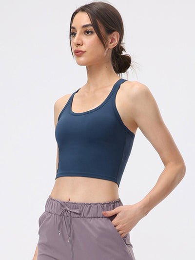 Yoga All-In-One Solid Pastel Sports Bra