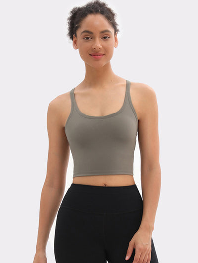 Yoga All-In-One Solid Pastel Sports Bra