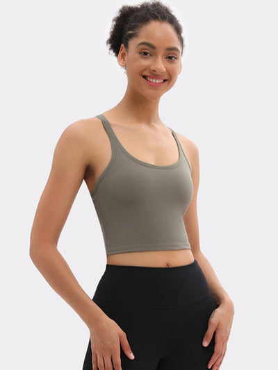 Yoga All-In-One Solid Pastel Sports Bra