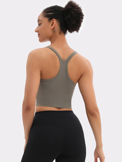 Yoga All-In-One Solid Pastel Sports Bra