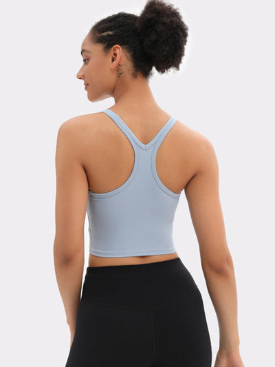 Yoga All-In-One Solid Pastel Sports Bra