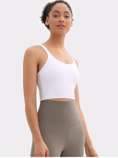 Yoga All-In-One Solid Pastel Sports Bra