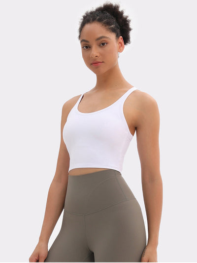 Yoga All-In-One Solid Pastel Sports Bra