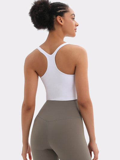 Yoga All-In-One Solid Pastel Sports Bra