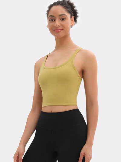 Yoga All-In-One Solid Pastel Sports Bra