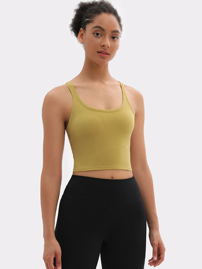 Yoga All-In-One Solid Pastel Sports Bra