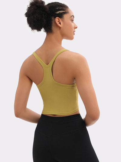 Yoga All-In-One Solid Pastel Sports Bra