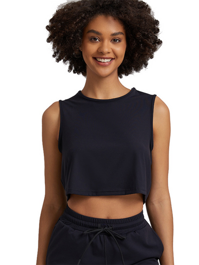 T-Shirts Thin Yoga Loose Sleeveless Fitness Top