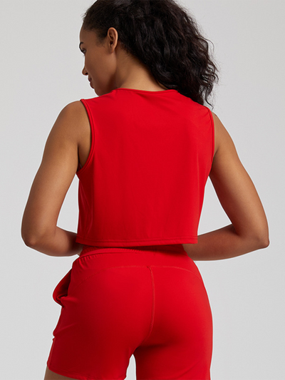 T-Shirts Thin Yoga Loose Sleeveless Fitness Top