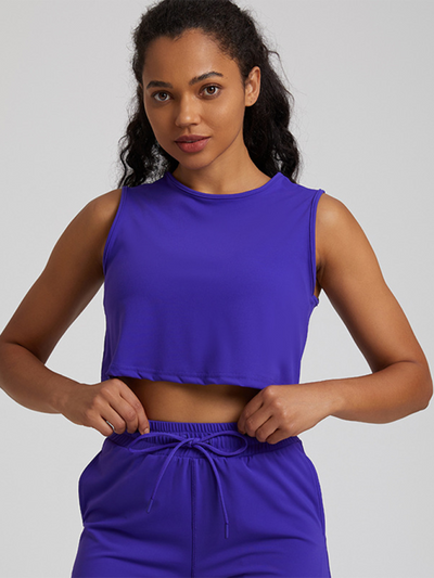 T-Shirts Thin Yoga Loose Sleeveless Fitness Top