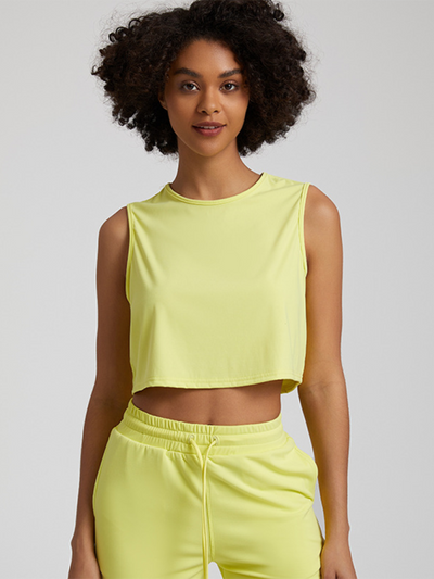 T-Shirts Thin Yoga Loose Sleeveless Fitness Top