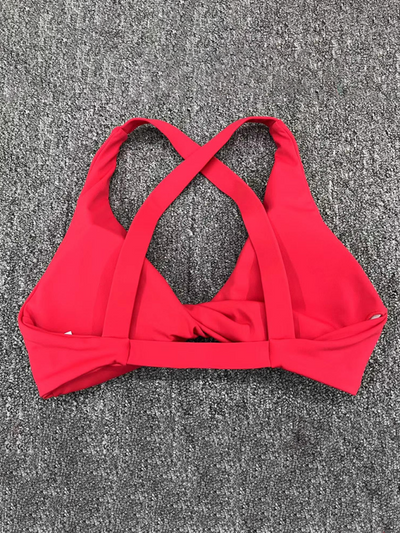 Quick-Drying Yoga Cross-Back Sports Bra