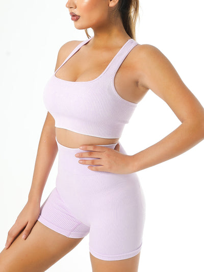 Yoga Sports Workout Gym Solid Color Sports Bra
