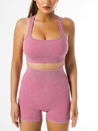 Yoga Sports Workout Gym Solid Color Sports Bra