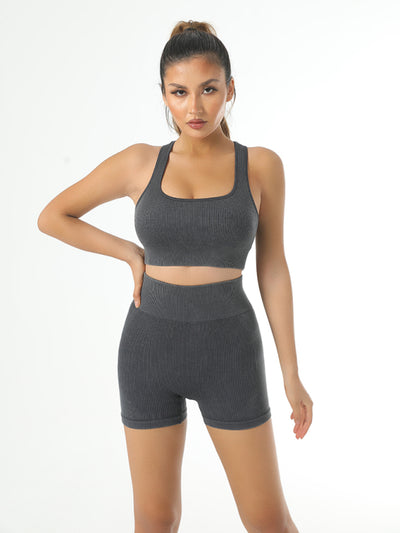 Quick-drying yoga gym workout shorts