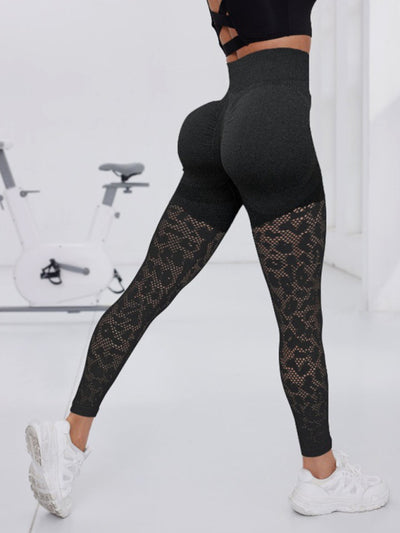 Double Butt Lift Yoga Fitness Seamless Hollow Leggings
