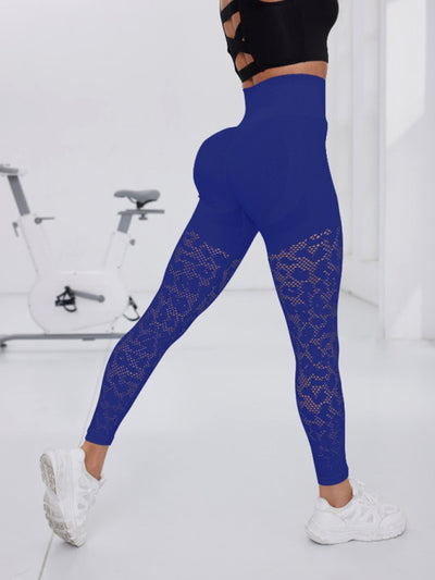 Double Butt Lift Yoga Fitness Seamless Hollow Leggings