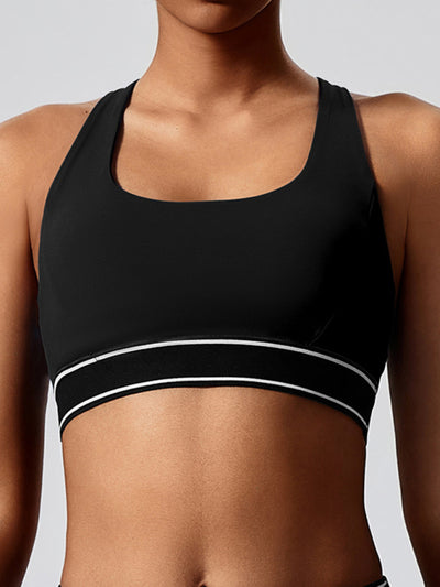 Elastic Fitness Fashion Yoga Sports Bra
