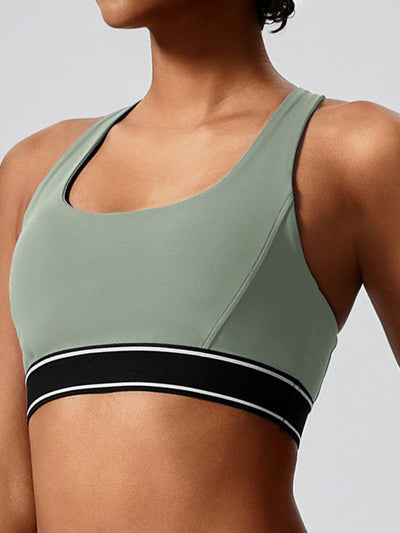 Elastic Fitness Fashion Yoga Sports Bra