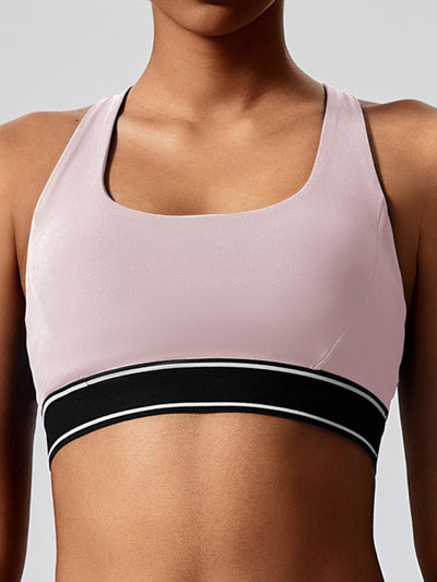 Elastic Fitness Fashion Yoga Sports Bra
