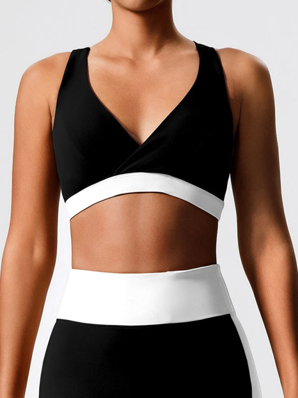 Environmentally Friendly Fabric Backless Yoga Top + Yoga Pants Set