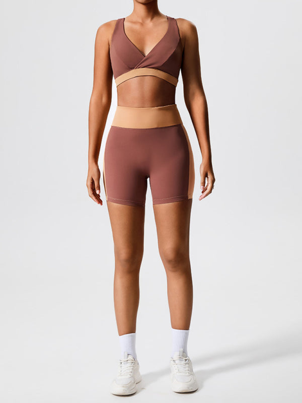 Environmentally Friendly Fabric Backless Yoga Top + Yoga Pants Set