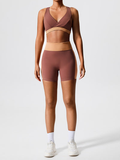 Environmentally Friendly Fabric Backless Yoga Top + Yoga Pants Set
