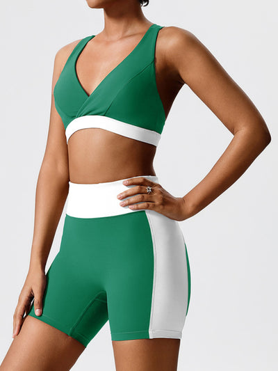 Environmentally Friendly Fabric Backless Yoga Top + Yoga Pants Set