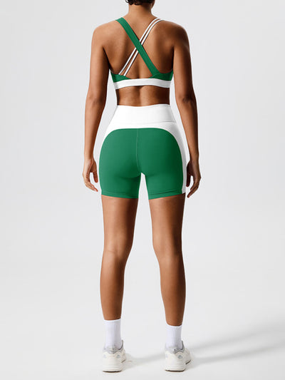 Environmentally Friendly Fabric Backless Yoga Top + Yoga Pants Set