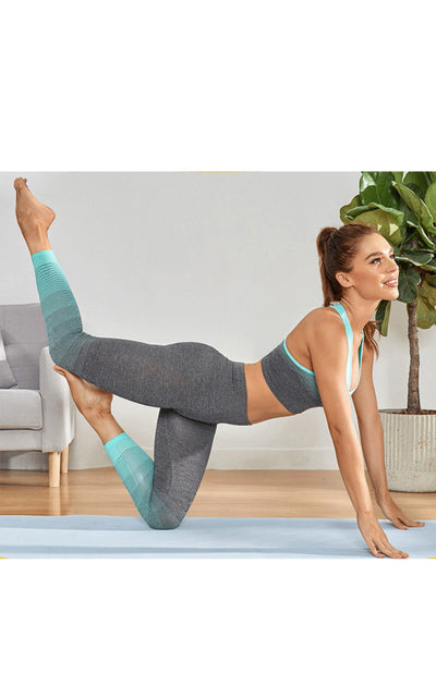 Seamless Breathable Moisture Wicking Sports Bra & Legging Set
