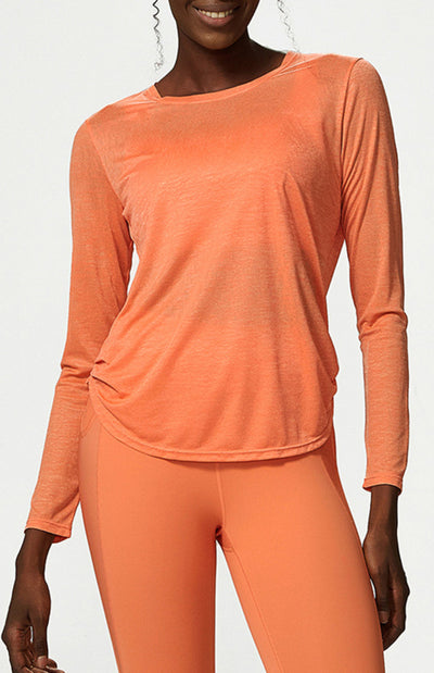 women's round neck quick dry workout top

curved hem long sleeve gym shirt for women

breathable athletic top with long sleeves

quick dry sportswear top for running women

moisture wicking curved hem fitness shirt

ladies long sleeve breathable training top

lightweight long sleeve top for yoga

round neck activewear shirt with curved hem

slim fit long sleeve workout top women

high performance quick dry sports shirt