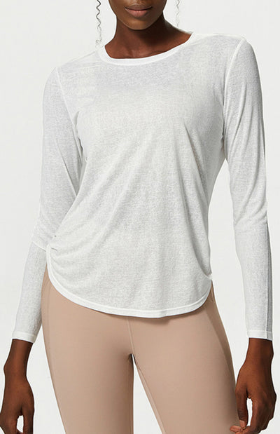 women's round neck quick dry workout top

curved hem long sleeve gym shirt for women

breathable athletic top with long sleeves

quick dry sportswear top for running women

moisture wicking curved hem fitness shirt

ladies long sleeve breathable training top

lightweight long sleeve top for yoga

round neck activewear shirt with curved hem

slim fit long sleeve workout top women

high performance quick dry sports shirt